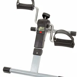 Folding Peddler with Electronic Display Exercise Bike (Multicolor) Mini Pedal Exerciser Cycle-11