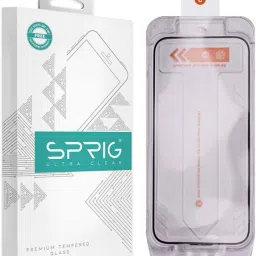 Sprig Edge To Edge Tempered Glass for Apple iPhone 15 Pro Max, iPhone 15 Pro Max, 15 Pro Max-image-1