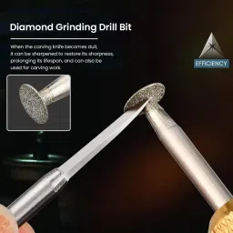 serplex Tool with 2.35mm Shank for Carving Drilling Micro Sculpture Wood Carving Drill Tools Set for Dremel Rotary Tool, 6Pcs Engraving Drill image 4