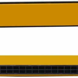 Mouth Organ 24 Holes 48 tones Metal harmonica YELLOW-27