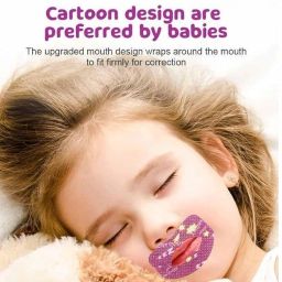 Snore Kids Sleep Strips, 30pcs Mouth Shape purplle Baby Knee Pads-image-41