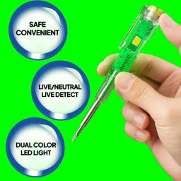 Zero Fire Wire Identifier | Wire Break Detector | Smart Electrical Testing Tool Digital Voltage Tester-0