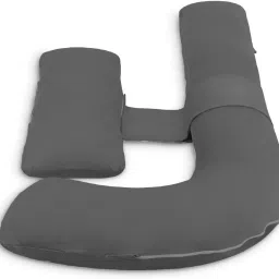 Microfibre Solid Pregnancy Pillow Pack of 1-image-36