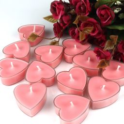Pure Sure wax Candle Acrylic Heart Candle-image-20