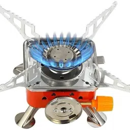 Portable Gas Stove | Folding Cylinder Gas Burner For Outdoor Camping, Travelling Aluminium Manual Gas Stove-image-31