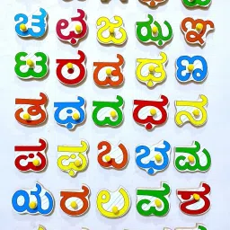 jaraglobal Wooden Kannada Alphabet Consonant Puzzle & Varnamala Educational Toys for kids image 3
