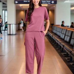Tshirt Pant Co-ords Set-image-104