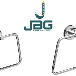 Towel Ring, Towel hanger Triangle Shape Pack of 2 Chrome Towel Holder-image-4