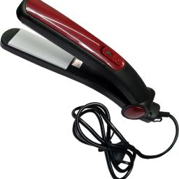 JM Unisex Solid Silk Smooth Care 18cm Ceramic Hairstyling Flat Hair Iron Beard Straightner Salon Approved Anti-Static Instant Heat Up Hair Styler Tool 35W Hair Straightener-8