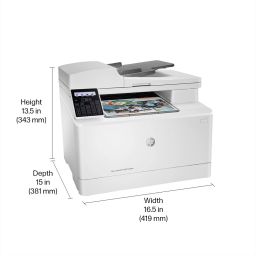 HP M183FW Multi-function WiFi Color Laser Printer with Voice Activated Printing Google Assistant image 4