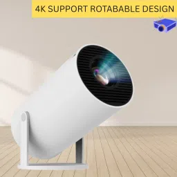 CLAIRBELL Mini HD Projector for Home 4KSupport With Built-in App Netflix/Prime/YouTubeV302 (4500 lm / 1 Speaker / Wireless / Remote Controller) Portable Projector-17