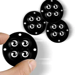 CASTER WHEEL 4 BALL BLACK Appliance Furniture Caster-image-10