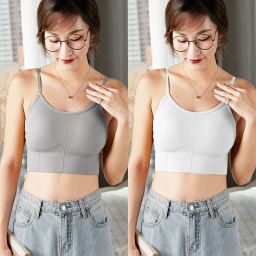 Pack of 2 Women Bralette Lightly Padded Bra-image-34