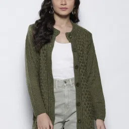 Wool Blend Coat For Women-image-63