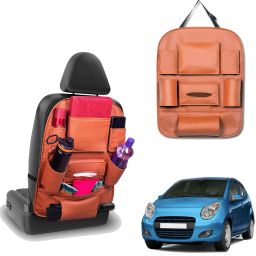 Peepsstore pack of 1 Tan,Orange colour car organizer bags for A-Star 2013 Car Multi Pocket-image-54
