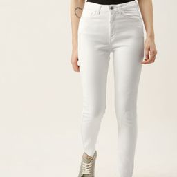 Flying Machine Women White Veronica Skinny Fit High-Rise Stretchable Jeans-picture-32