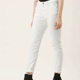 Flying Machine Women White Veronica Skinny Fit High-Rise Stretchable Jeans-image-58