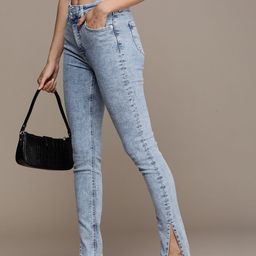 Calvin Klein Jeans Women Skinny Fit High-Rise Heavy Fade Stretchable Jeans-picture-31