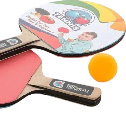 Table Tennis Training 2 Rackets with 2 pingpong Balls for teens Multicolor Table Tennis Racquet-image-2