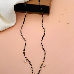 ABDESIGNS Gold-Plated Artificial Stones and Beads Mangalsutra-16
