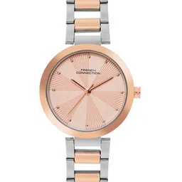 French Connection Women Stainless Steel Bracelet Style Straps Analogue Watch FCN060C-38