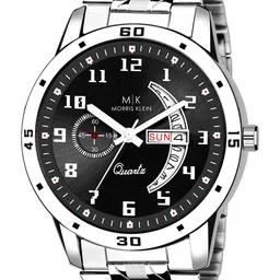 MORRIS KLEIN Men Printed Dial & Stainless Steel Analogue Multi Function Watch MK-2017-9