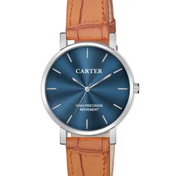 Sandy D Carter Women Embellished Dial & Leather Bracelet Style Straps Analogue Watch SDC24-116L-TN-picture-22