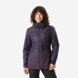 Women’s waterproof hiking jacket -5°C NH100 - Purple-image-33