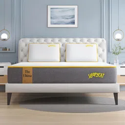 SleepyCat Ultima CoolTEC Fabric 10 Inch Thickness King Size Mattress 78x72x10 Inches-image-0