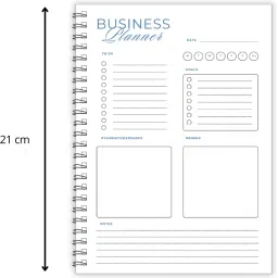 timewise Q1 Business Planner Notebook Own your work A5 Planner Unruled 140 Pages image 5