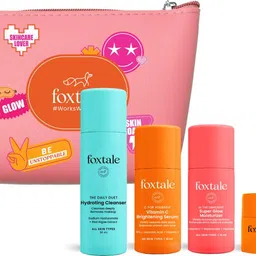 foxtale On the Glow Travel Kit | Cleanse, Brighten, Hydrate & Protect-picture-0