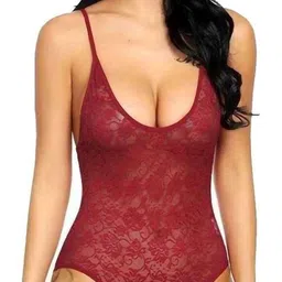 Aamarsh Pack Of 2 Self Design Net Baby Doll image 4