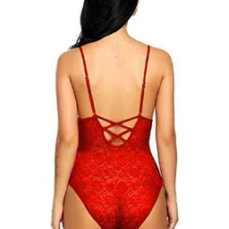 Aamarsh Pack of 3 Self Design Net Bodysuit image 3