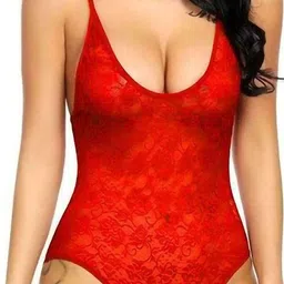 Aamarsh Pack Of 3 Self Design Net Baby Doll image 2