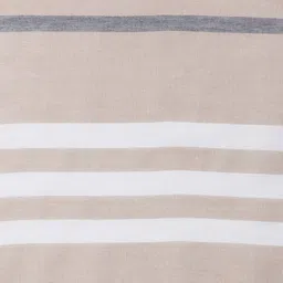 Arrabi Women Brown & White Striped Stole image 2