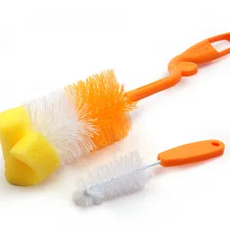 Twist And Turn Orange Bottle Cleaning Brush-image-4