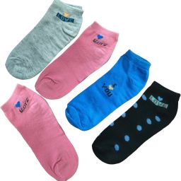 Women Graphic Print, Printed, Striped, Self Design Ankle Length, Low Cut, Peds/Footie/No-Show-image-36