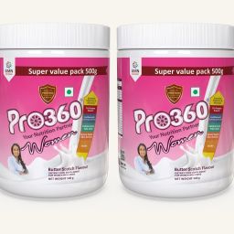 Women Nutritional Protein Drink Complete Dietary Supplement for Women Wellness - (Butterscotch Flavour) Combo of 2-23