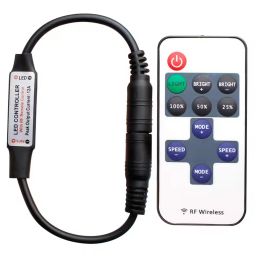Mini 11-Button RF LED Strip Controller RF Mini Wireless Remote Controller RF Remote Control Dimmer With DC Socket For Single Color 2835 5050 LED Strip Lights, RF Dimmer For 12V DC LED Ribbon - RS5366Mini 11-Button RF LED Strip Controller RF Mini Wireless Remote Controller RF Remote Control Dimmer With DC Socket For Single Color 2835 5050 LED Strip Lights, RF Dimmer For 12V DC LED Ribbon - RS5366-6