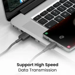 Portronics Type C 3 A 1 m Konnect Link Type C Fast Charging Cable image 5