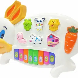 Cartoon Rabbit Keyboard for Kids/Musical Toys Piano for Babies with Different Voices-15