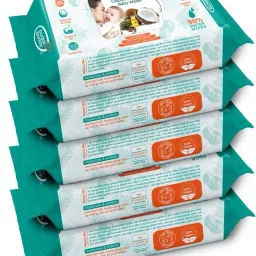 Combo of 5 Coconut Based Skincare Baby Wet Wipes-8