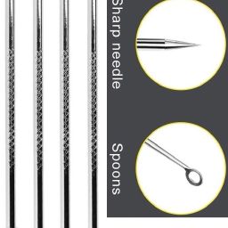Stainless Steel Blackhead Remover Needle-image-6