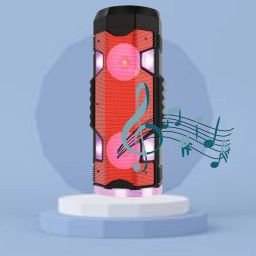 GUGGU Party Speaker with Wireless Bluetooth Speaker RGB Light Mic, FM With Remote K497 20 W Bluetooth Soundbar-image-77