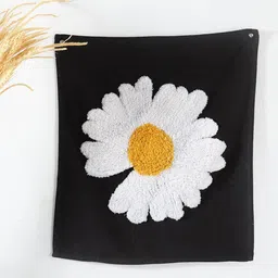 HANDICRAFT PALACE Tufted Sun Flower Cotton Poster Wall Hanging Tapestry-31