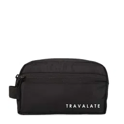 TRAVALATE Black Solid Toiletry Travel Bags-22