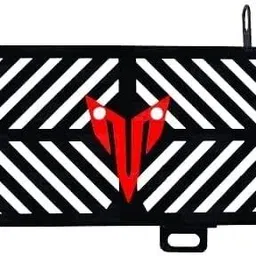 b.k accessories Yamaha MT-15 Heavy Radiator Guard (Black & Red) Bike Radiator Guard-picture-24