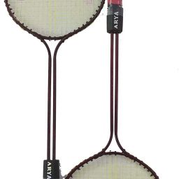 Zigma Double Shaft 2 Piece Pack With Cover Multicolor Strung Badminton Racquet-image-73