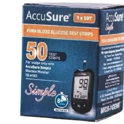 AccuSure TD-4183 50 Glucometer Strips-20