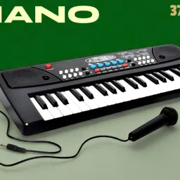X39 Keys Piano Toy with Microphone, USB Power Cable & Sound Recording Best Birthday Gift for Boys and Girls Musical Instruments Analog Digital Piano-65